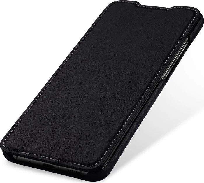 Stilgut Book Type Leather Case Nappa für Samsung Galaxy S20 Ultra schwarz