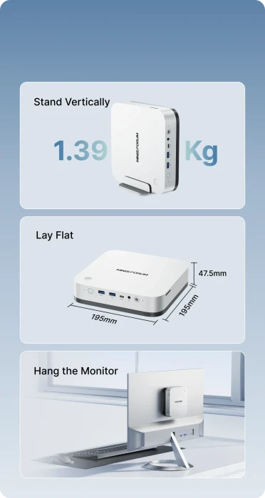 Minisforum M2 Pro, Core Ultra X7 358H, 32GB RAM, 1TB SSD
