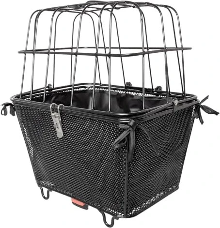 M-Wave One-Snap Pet Fahrradkorb schwarz