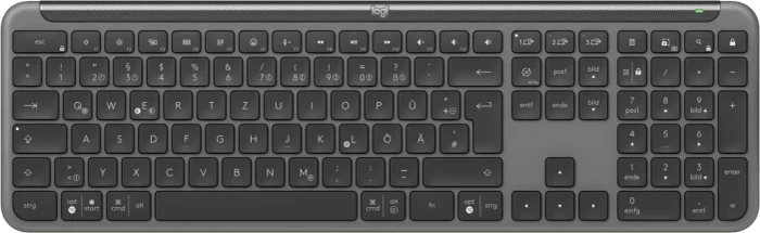 Logitech MK950 Signature Slim Combo for Business Graphite, Logi Bolt, USB/Bluetooth, DE