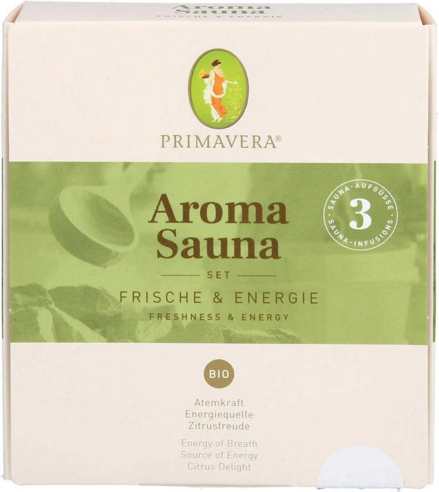 Primavera Bio Aroma Sauna Frische & Energie Geschenkset