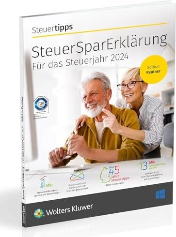 Akademische Arbeitsgemeinschaft SteuerSparErklärung für Rentner & Pensionäre 2025, PKC (deutsch) (PC/MAC)
