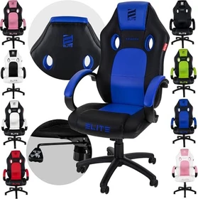 Miweba Elite MG-100 Gamingstuhl, schwarz/blau