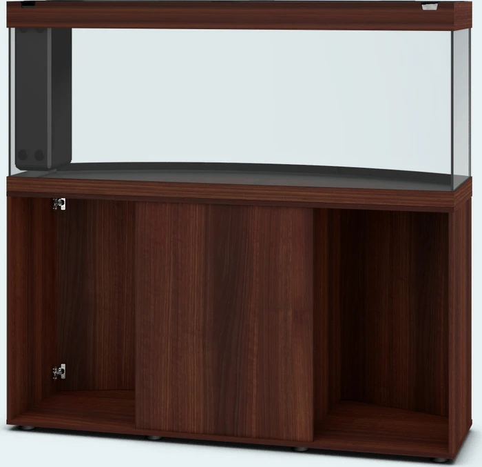 Juwel Vision 450 LED Aquarium-Set mit Unterschrank, dunkles Holz/dunkles Holz, 450l