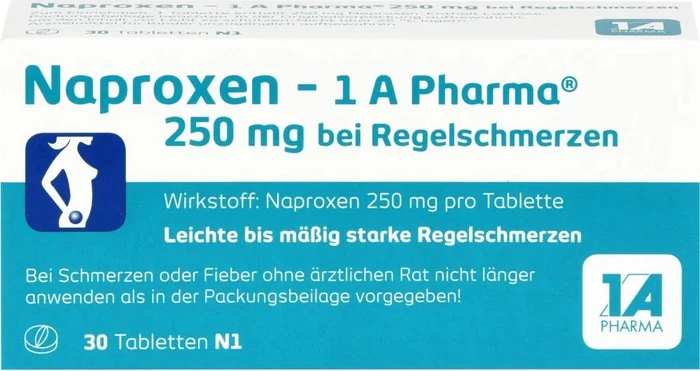 1A Pharma Naproxen 250mg Tabletten, 30 Stück
