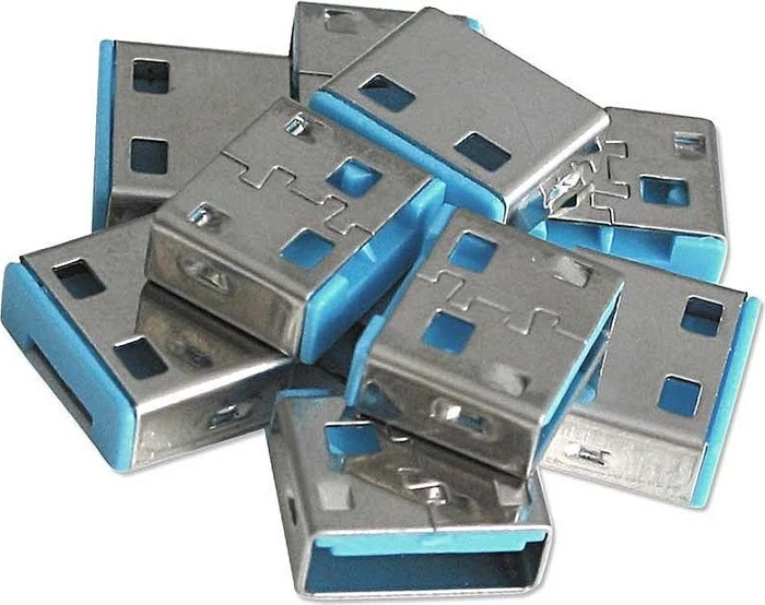 Lindy USB Portblocker, blau, 10er-Pack