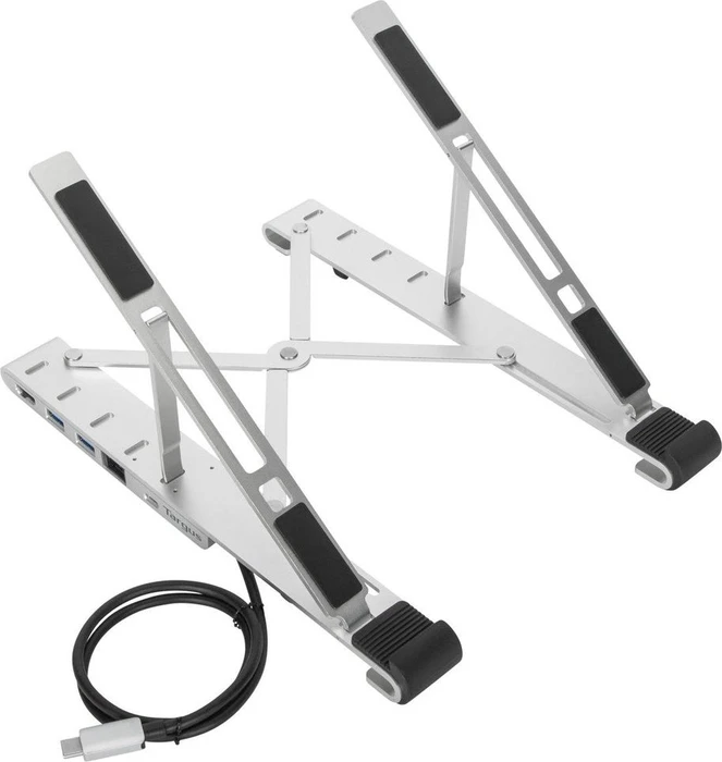 Targus Tragbarer Laptop-Ständer mit integrierter Dock, USB-C 3.0 [Stecker]