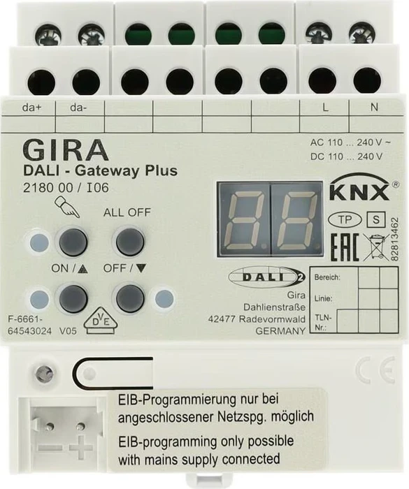 Gira KNX DALI Gateway Plus