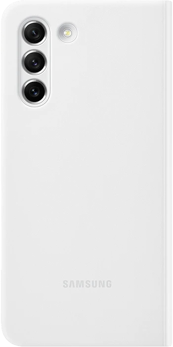 Samsung Clear View Cover für Galaxy S21 FE White