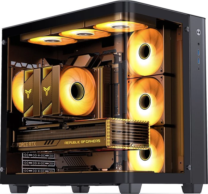 Jonsbo TK-3 Black, Glasfenster