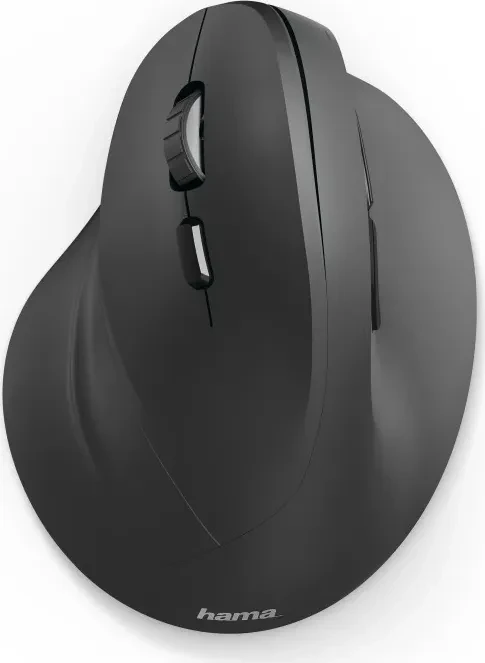 Hama EMW-500L Vertical Wireless Maus schwarz, Linkshänder, USB