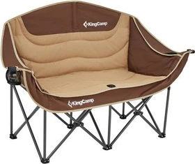 KingCamp Duo Deluxe Campingsessel braun