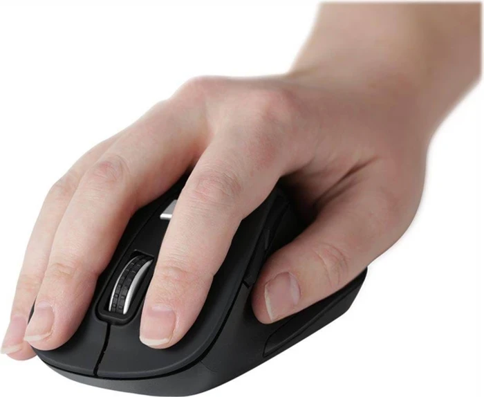 Deltaco Office Ergonomic Wireless Mouse schwarz, USB