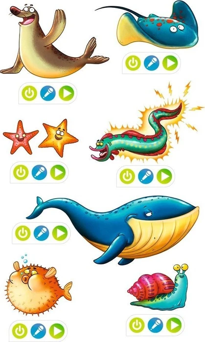 Ravensburger tiptoi Create Sticker Meerestiere