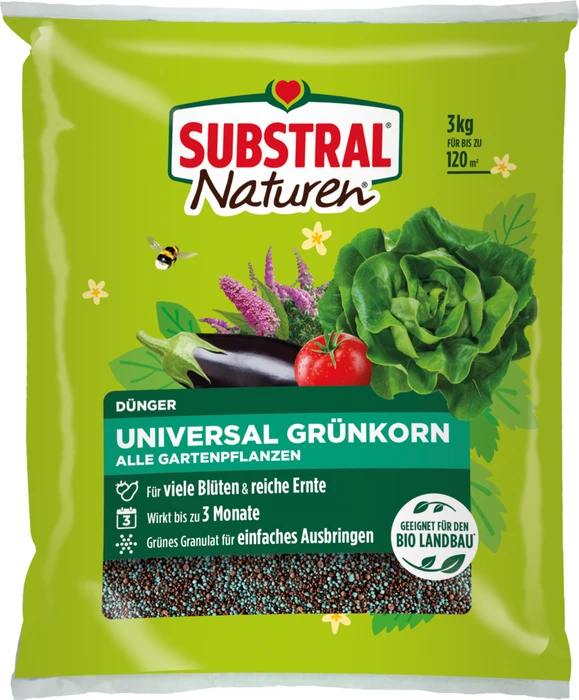 Evergreen Garden Care Substral Naturen Grünkorn Dünger, 3kg