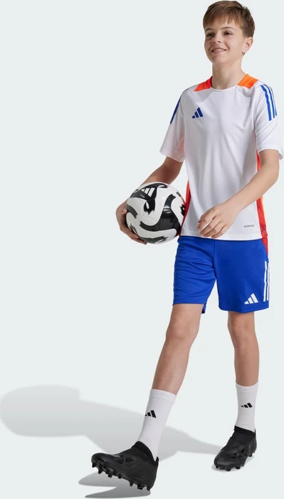 adidas Tiro 24 Competition Trainingshose kurz lucid blue/white (Junior)