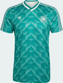 adidas Deutschland 1990 Auswärtstrikot kurzarm power green (Herren)
