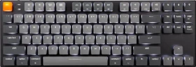 Keychron K1 V4, 80% TKL, LEDs weiß, schwarz, Gateron LOW PROFILE RED, USB/Bluetooth, US