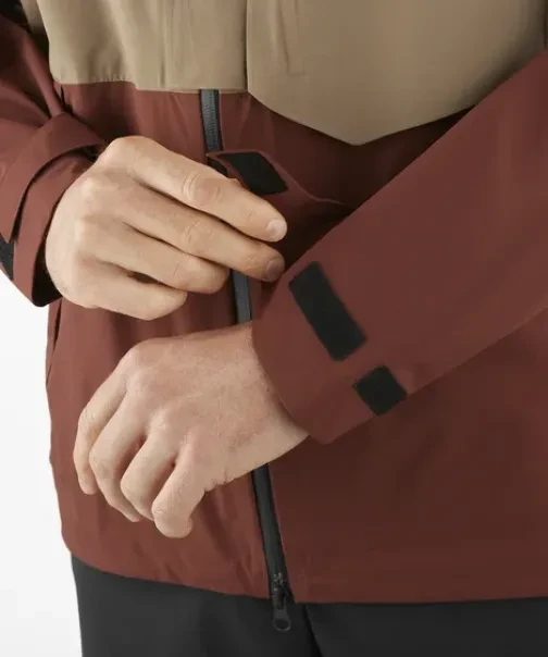 Salomon Outerpath Pro 2.5L Funktionsjacke rum raisin/shitake (Herren)
