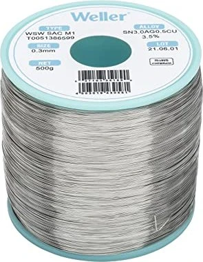 Weller WSW SAC M1 Lötzinn 0.3mm, 500g