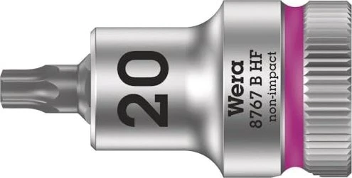Wera 8767 B HF Zyklop Torx Steckschlüssel 3/8", T20x35mm