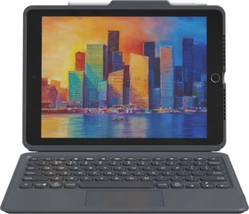 ZAGG Pro Keys mit Trackpad für iPad 7/iPad 8/iPad 9, schwarz/grau, DE