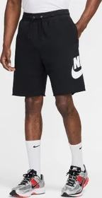Nike Club French Terry Alumni Hose kurz schwarz/weiß (Herren)