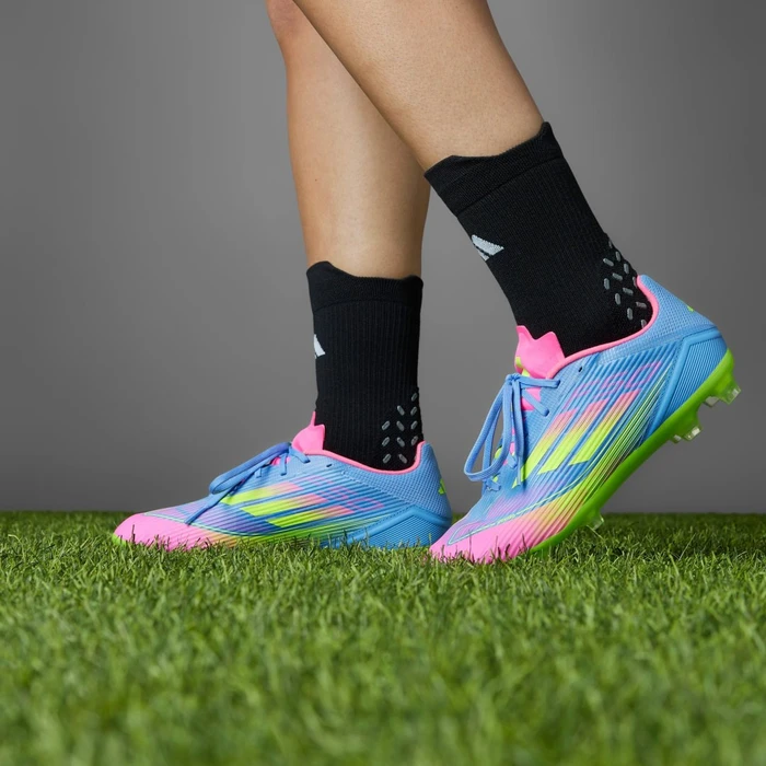 adidas F50 League FG/MG blue fusion/lucid lemon/lucid pink