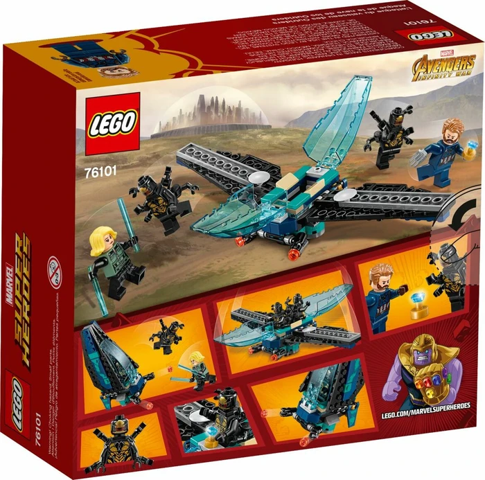 LEGO Marvel Super Heroes Spielset - Outrider Dropship-Angriff