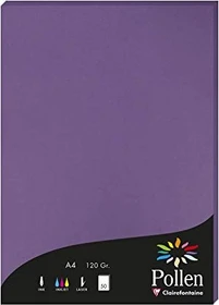Clairefontaine Pollen Universalpapier intensivviolett, A4, 120g/m², 50 Blatt