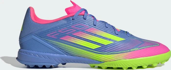 adidas F50 League TF blue fusion/lucid lemon/lucid pink