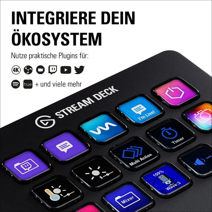 Elgato Stream Deck MK.2, schwarz, USB-C