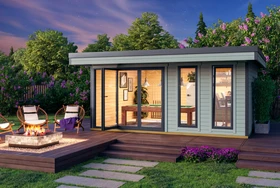 Lasita Maja Domeo 8 Gartenhaus gletschergrün