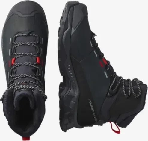 Salomon Quest Winter Thinsulate CSWP black/goji berry/monument (Herren)