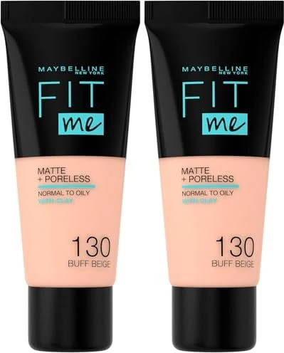 Maybelline Fit Me Matte & Poreless Foundation 130 buff beige, 30ml