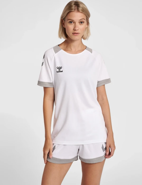 hummel Lead Poly Trikot kurzarm weiß (Damen)