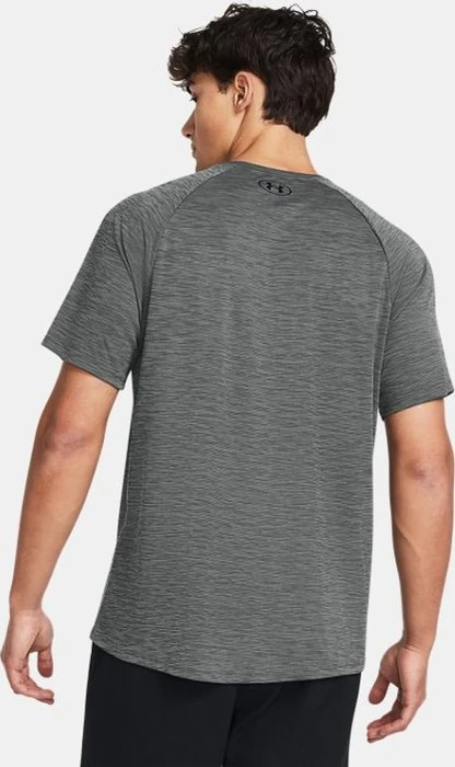Under Armour Tech Textured Funktionsshirt kurzarm castlerock/black (Herren)