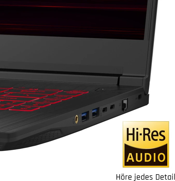 MSI GF65 Thin 10SDR-1080, Core i7-10750H, 16GB RAM, 512GB SSD, GeForce GTX 1660 Ti, DE
