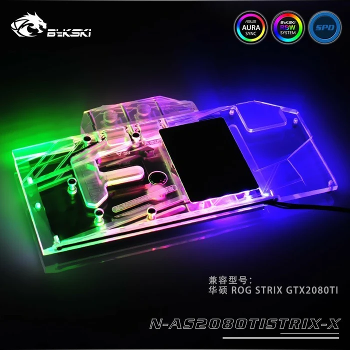 Bykski NVIDIA RTX 2080 Ti ASUS Strix, klar