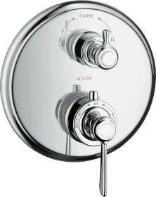 Hansgrohe Axor Montreux Thermostat Unterputz mit Hebelgriff und Ab- und Umstellventil chrom