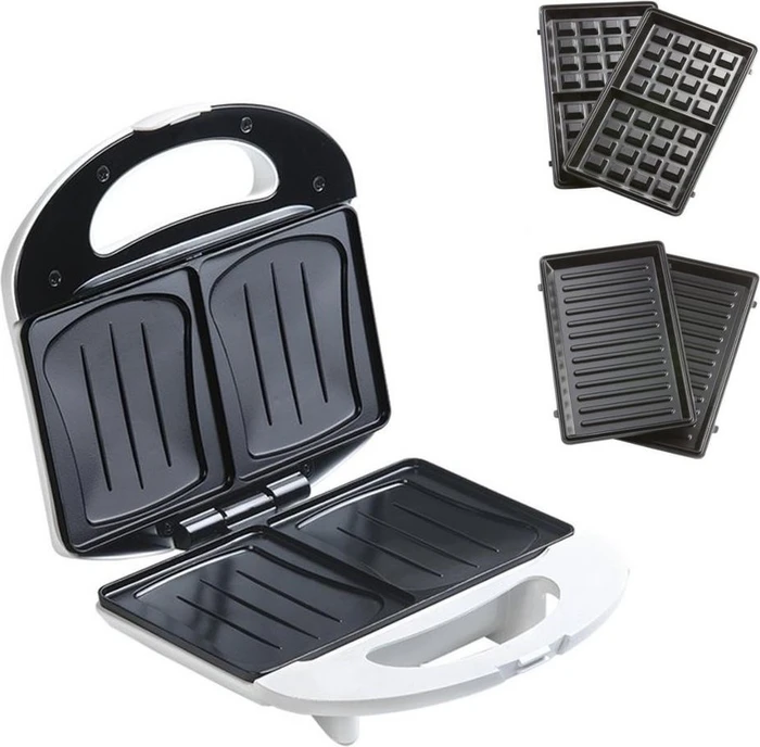 Domo DO9122C 3in1 Sandwichgrill inkl. Waffelplatten