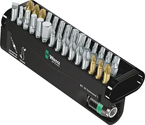 Wera Bit-Check 30 Universal 1 Bitset inkl. Werkzeugbox, 30-tlg.