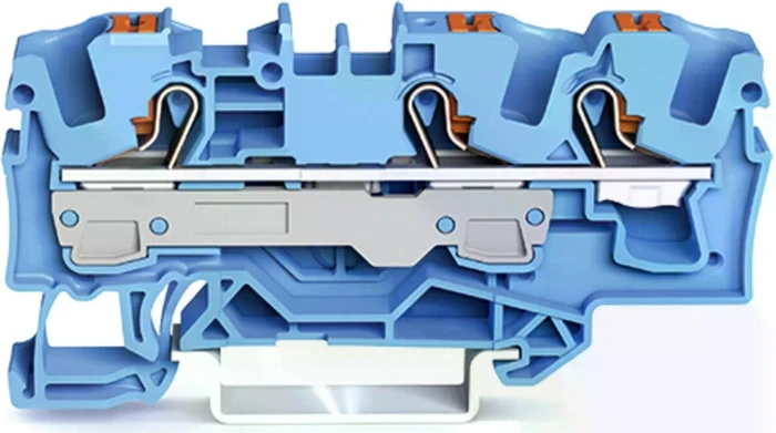 Wago Durchgangsklemme Serie 2206, blau