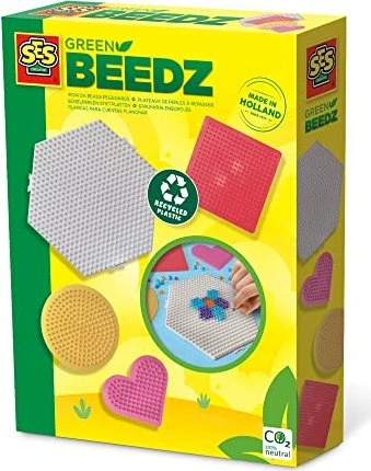 Ses Creative Green Beedz Bügelperlen Stiftplatten 4x (verschiedene Ausführungen)