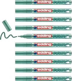 edding 751 Glanzlackmarker grün, 10er-Pack