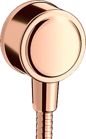 Hansgrohe Axor Montreux Wandanschluss mit Rückflussverhinderer polished red gold