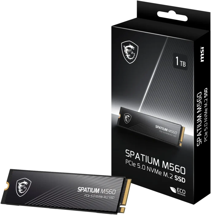 MSI Spatium M560 1TB, M.2 2280 / M-Key / PCIe 5.0 x4