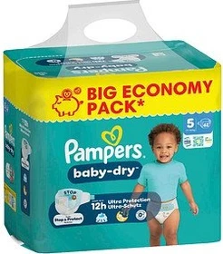 Pampers Baby-Dry Gr.5 Einwegwindel, 11-16kg, 62 Stück