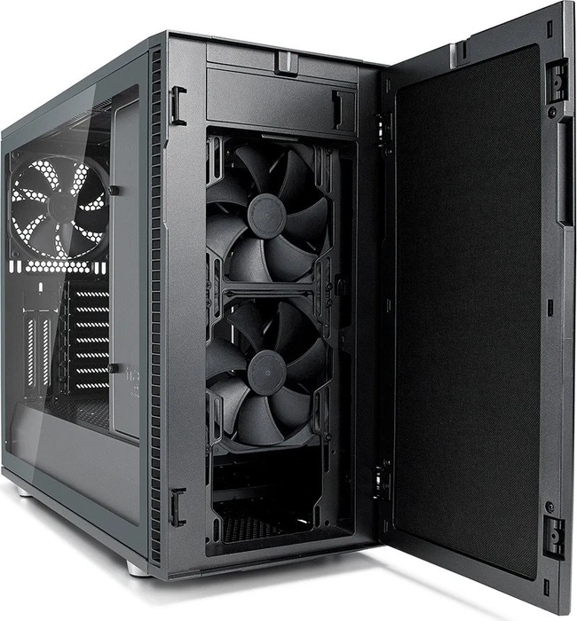 Fractal Design Define R6 Gunmetal TG, Glasfenster, schallgedämmt