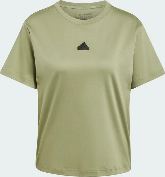 adidas Signature Graphic Print T-Shirt kurzarm tent green (Damen)